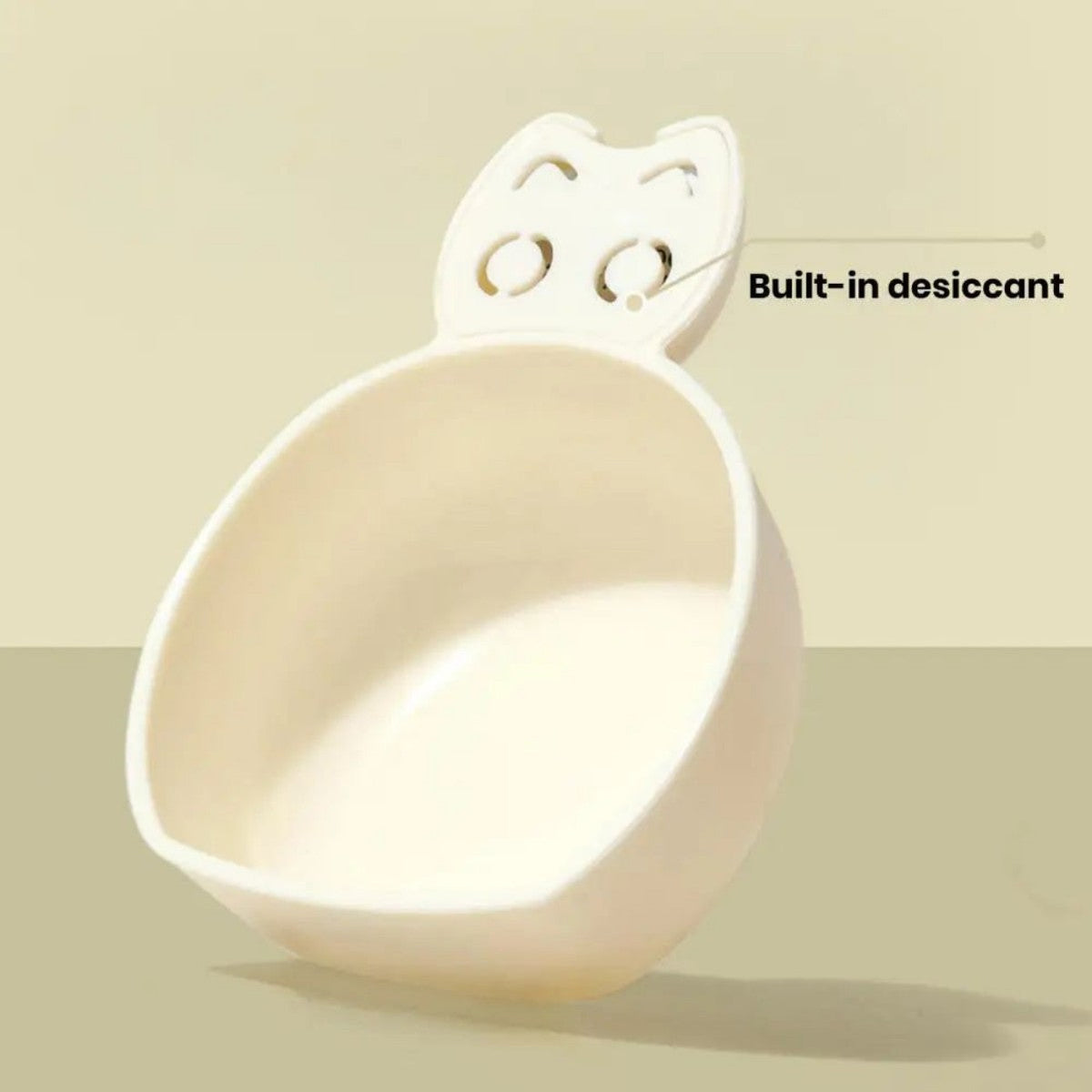 Pet Food Scoop Plastic Grain Spoon Multifunctional Timed