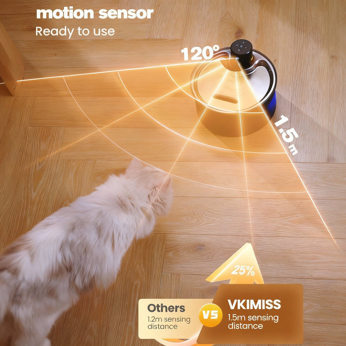 Stainless Steel Wireless Smart Pet Automatic Water Fountain