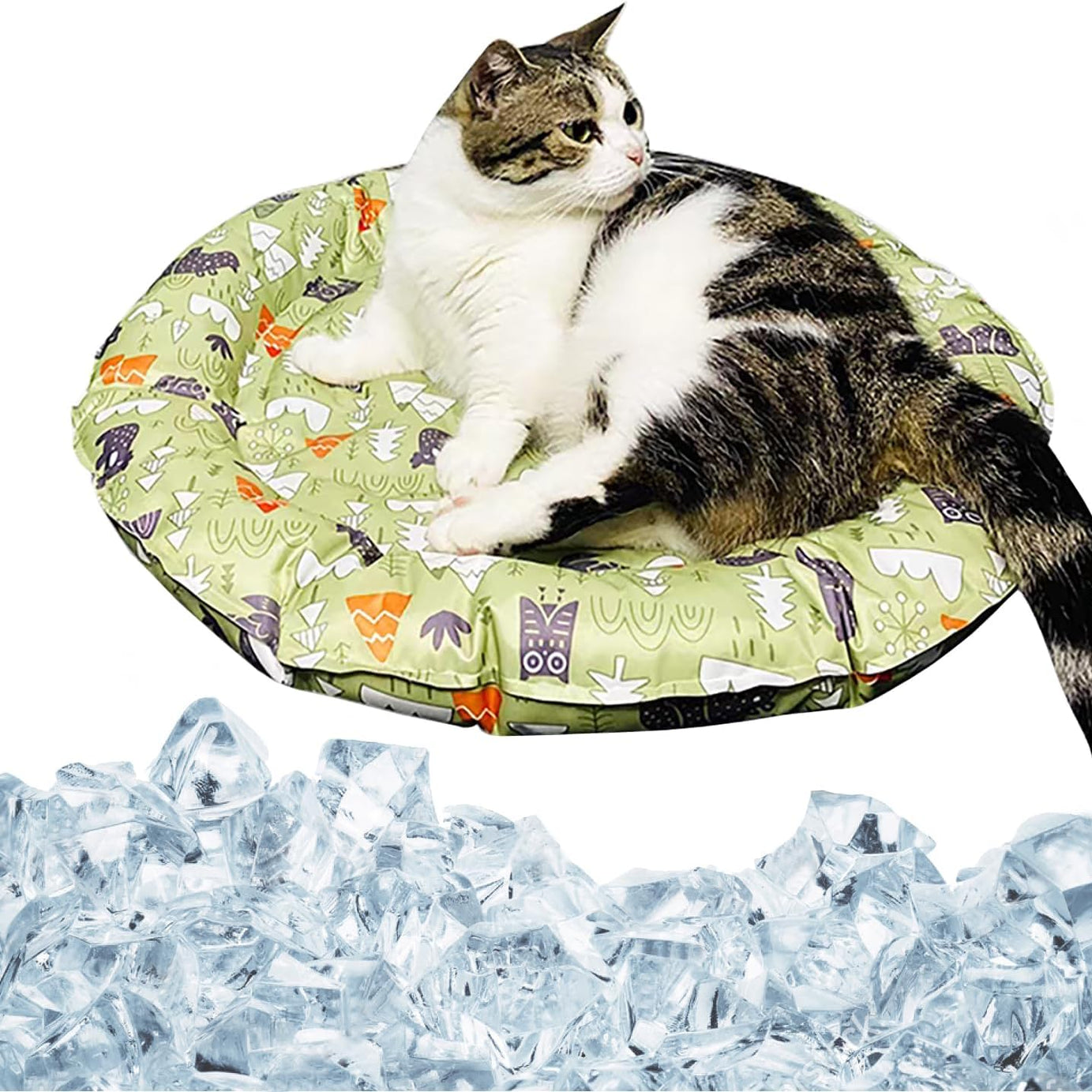 Cat Dog Pet Cooling Mat Cushion Pad Bed Summer Cool Down
