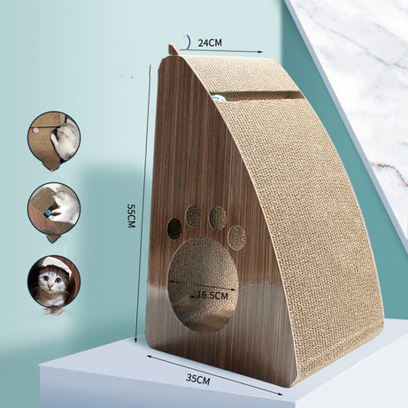 Cat Scratching Board Grinding Claw Corrugated Paper Vertical Post