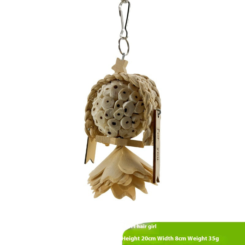 Parrot Natural Ricepaperplant Pith Ball Safety Plant Gnawing Molar
