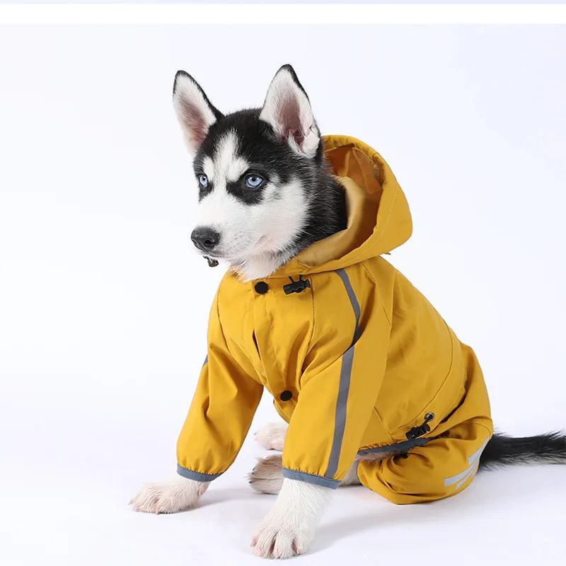 Sily Pet Raincoat Four-legged For Dogs Small Dog Outing Clothes