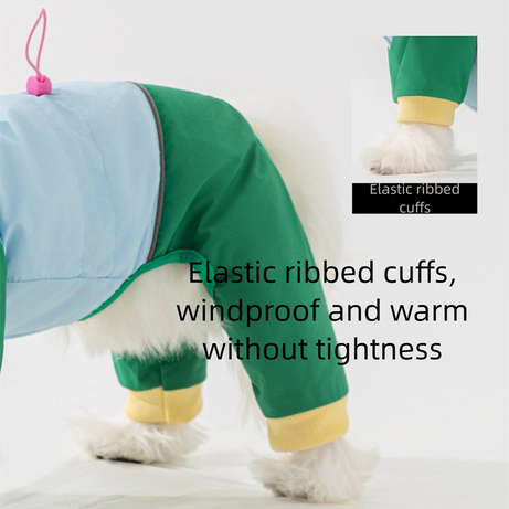Waterproof 4-leg Dog Jumpsuit With Hood New Release Pet Outdoor