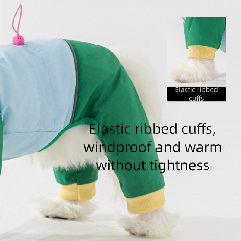 Waterproof 4-leg Dog Jumpsuit With Hood New Release Pet Outdoor