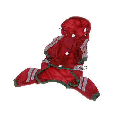 Pet Raincoat Dog One-layer Reflective Bar Warning
