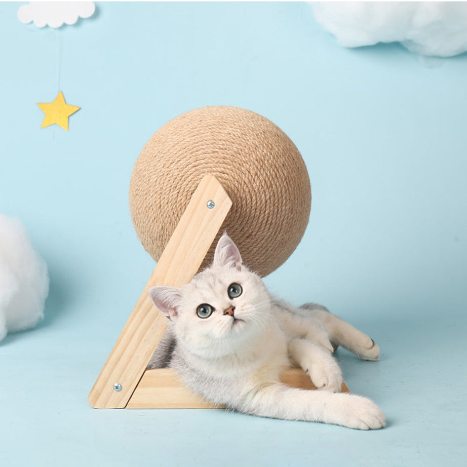 Professional Vertical Cat Toy Sisal Catching Ball