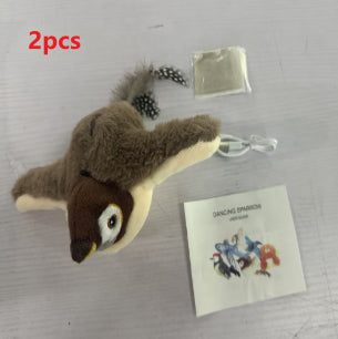 Pet Plush Toy Making Sound Electric Fish Jumping Winged Bird