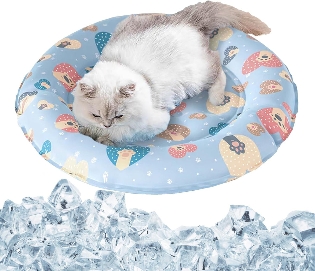 Cat Dog Pet Cooling Mat Cushion Pad Bed Summer Cool Down