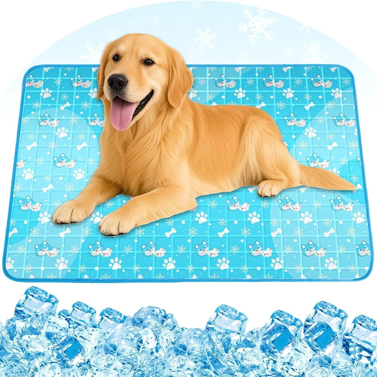 Dog Cooling Mat Pet With Non-toxic Solid Gel Self-cooling Pad