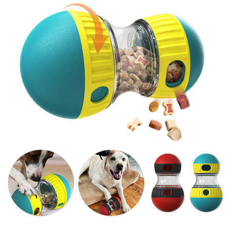 Food Dispensing Dog Toy Tumbler Leaky Ball Puzzle Toys Interactive