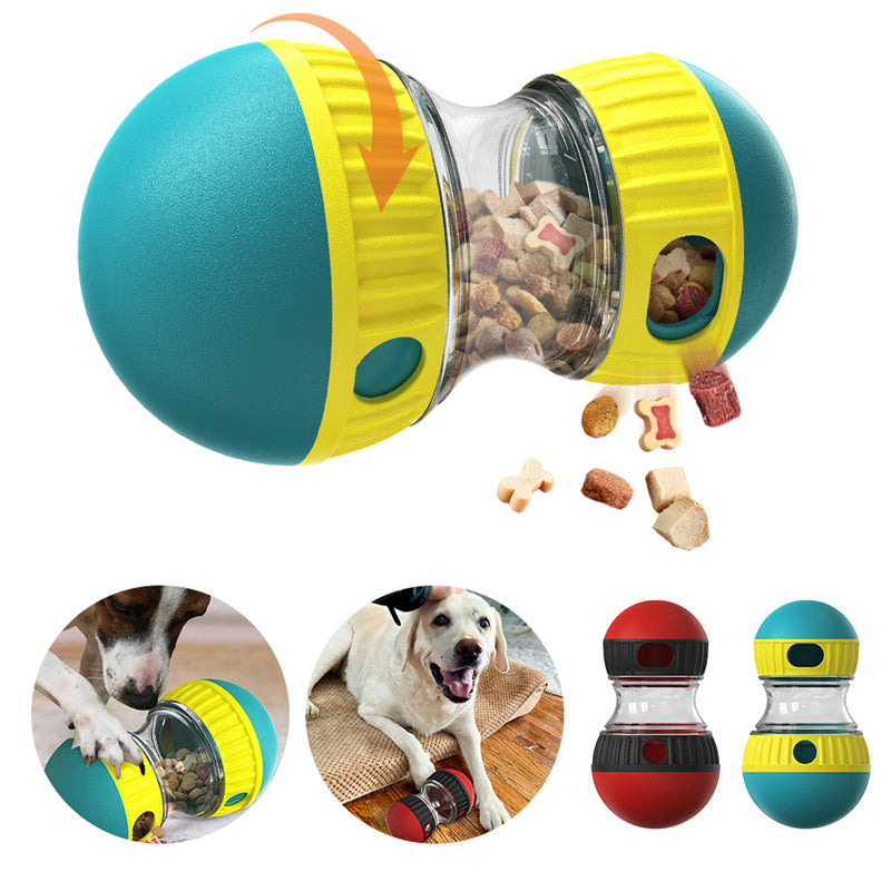 Food Dispensing Dog Toy Tumbler Leaky Ball Puzzle Toys Interactive