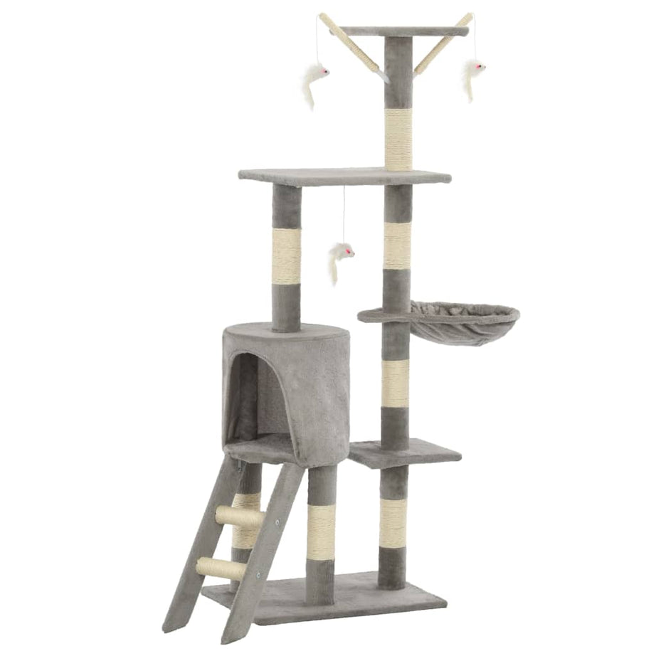 Cat Scratching Post With Sisal Posts 138 Cm