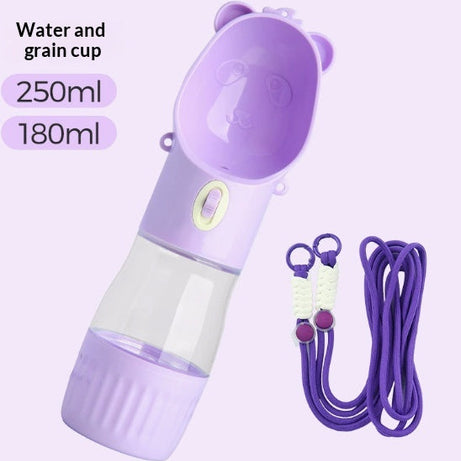 Pet Water Cup Portable Bottle Outdoor Dog Drinking Fountain Feeding