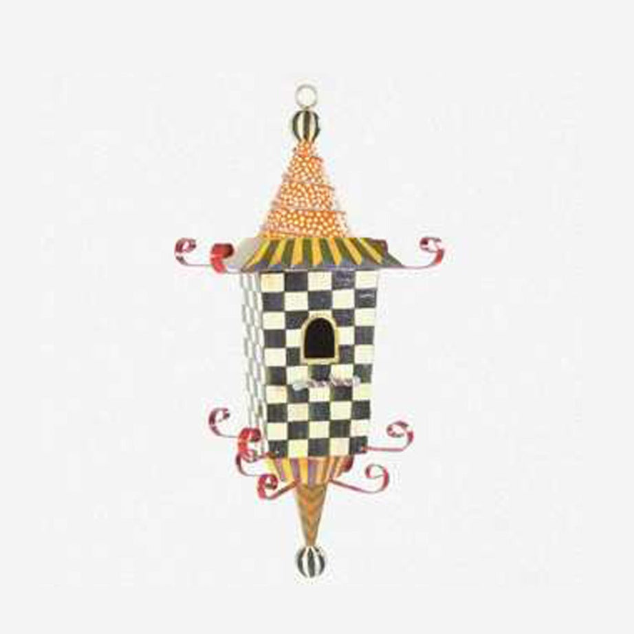 Metal Bird Feeder Creative Pattern Birdhouse Hanging Decor Garden