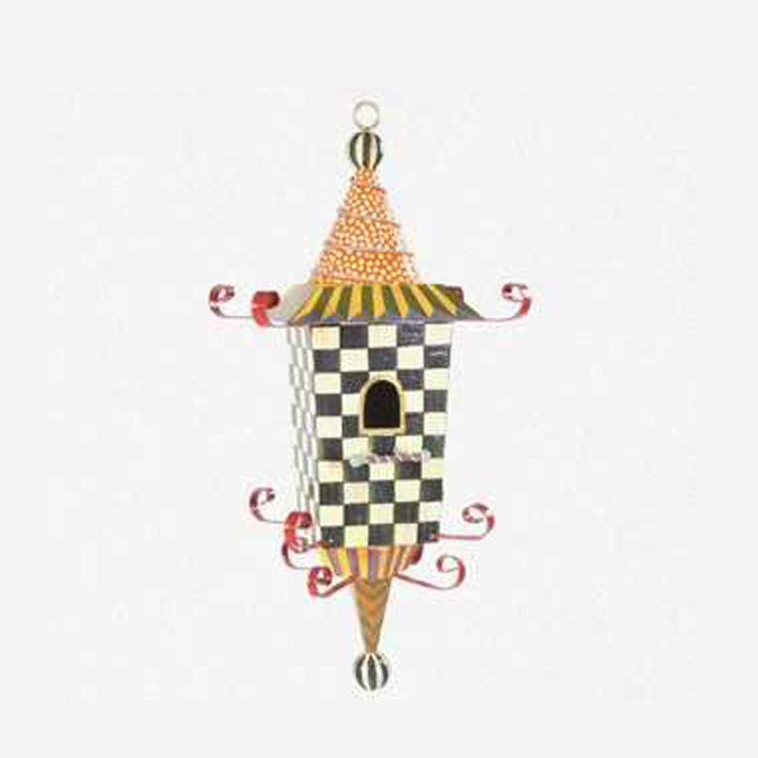 Metal Bird Feeder Creative Pattern Birdhouse Hanging Decor Garden