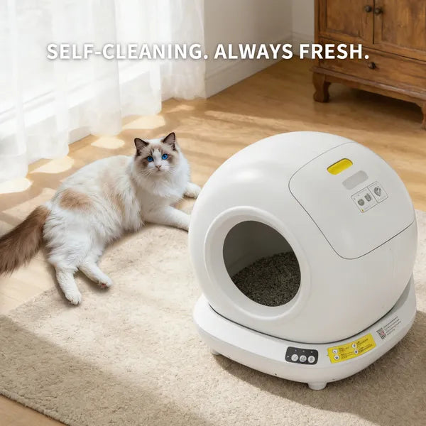 Best Automatic Cat Litter Box 78l Fully Enclosed Tu-ya App Smart