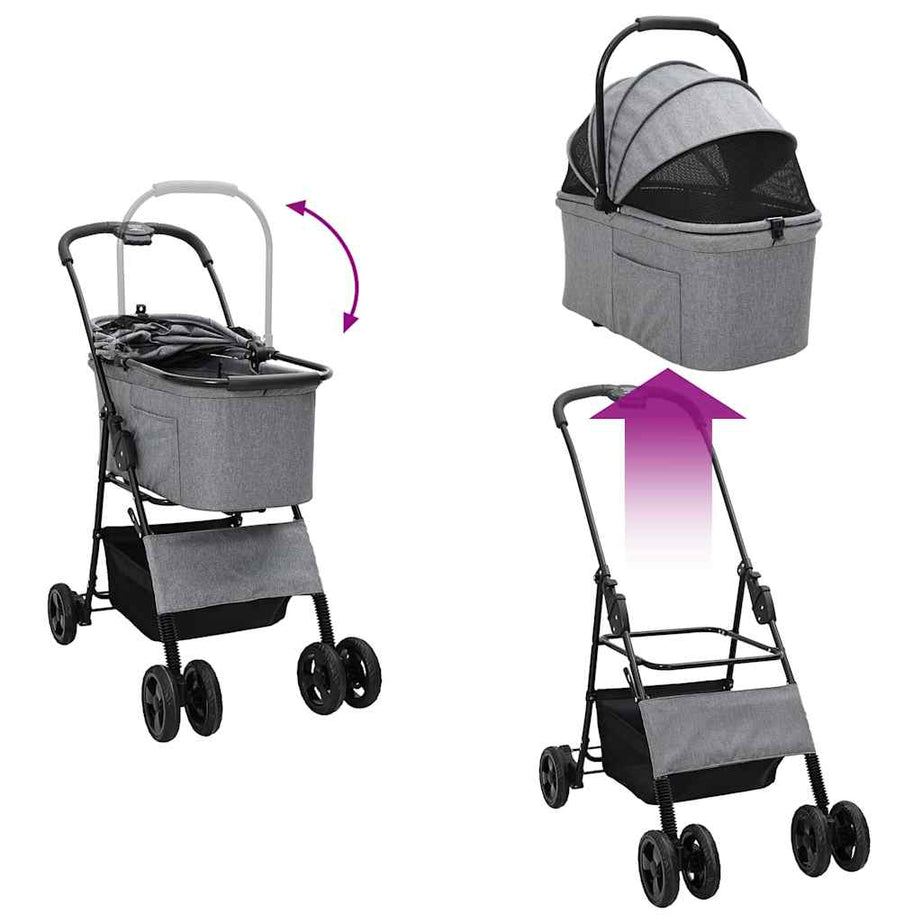 Foldable Pet Stroller 81 X 600d Oxford