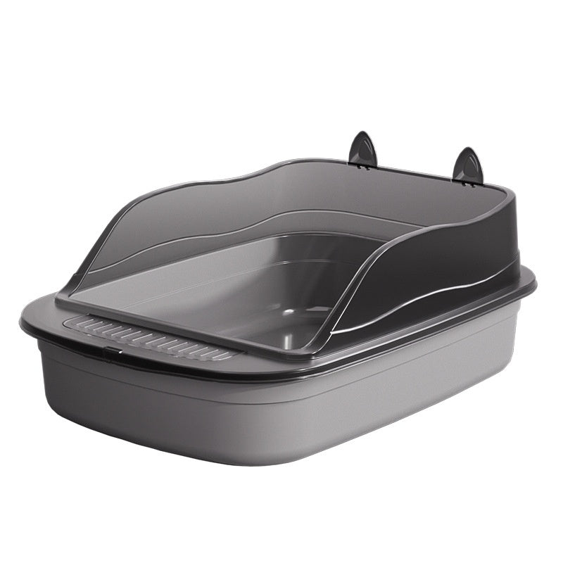Oversized Litter Box High Fence Anti-splash Cat Toilet Extra Large