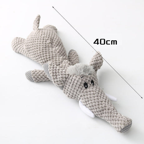 Plush Cartoon Puppy Dog Toy Pet Chew Squeak Toys For Small Dogs