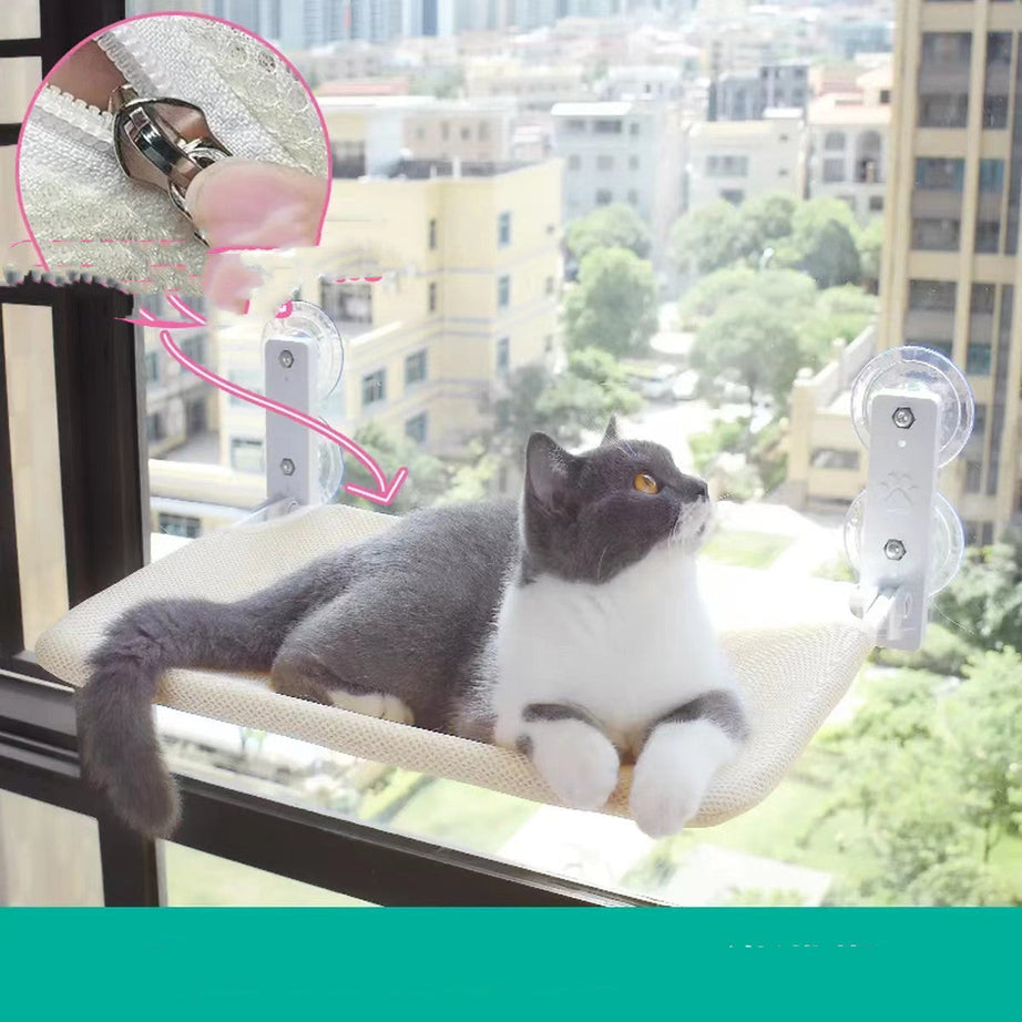 Cat Suction Cup Window Glass Hammock Pet Pets Products
