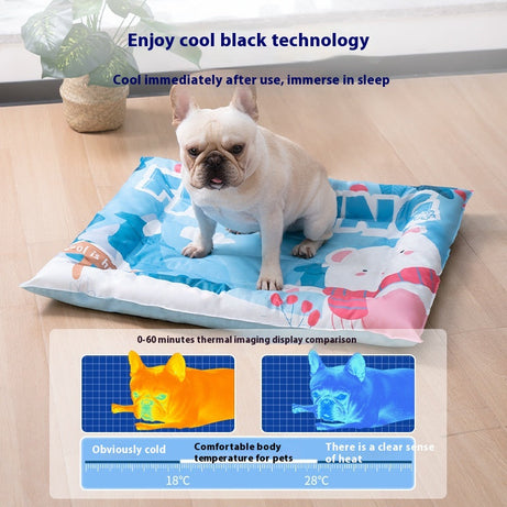 Pet Ice Mat Cat Summer Cooling Cold Nest
