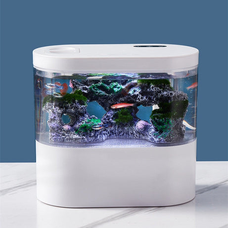 Aquarium Ecological Landscape Desktop Self-circulation Mini Small