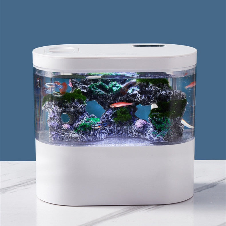 Aquarium Ecological Landscape Desktop Self-circulation Mini Small