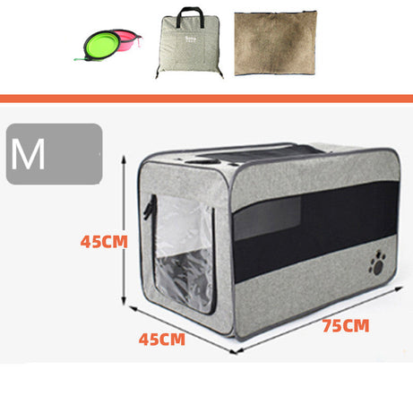 Pet Travel Carrier Bag Portable Pet Folding Fabric Pet For Pet Cage