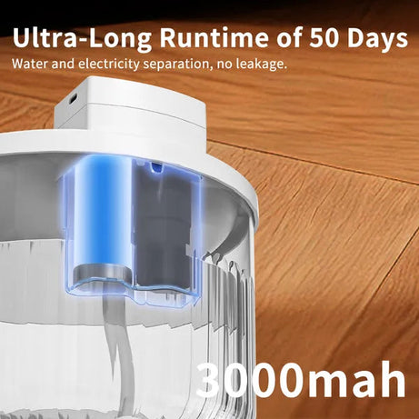 Pet Water Fountain Large Capacity Automatic Cat Dispenser With No