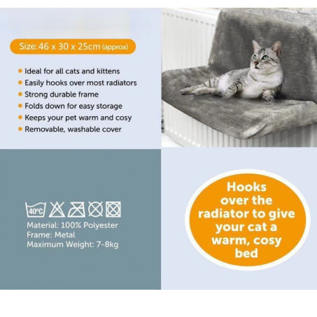 Iron Frame Cat Bed Hammock Radiator