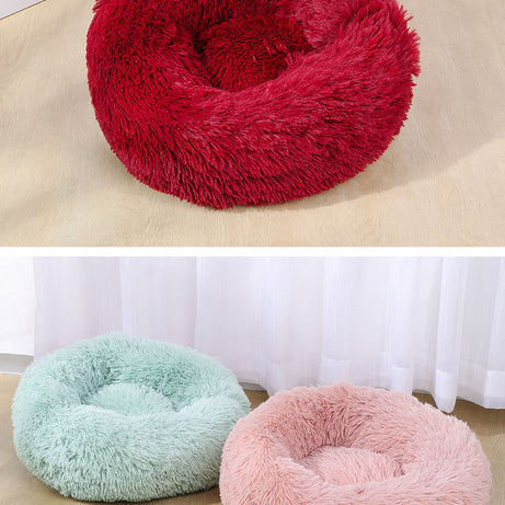 Cathouse Doghouse Large Medium And Small Dogs Warm Plush Round Pet