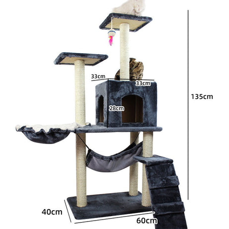 Cat Climbing Frame Scratching Post Sword Tree Toy