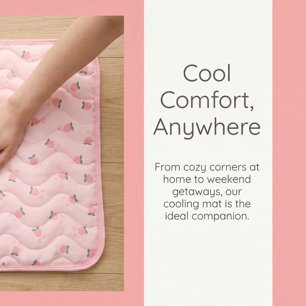 Self-cooling Pet Mat For Dogs Cats Foldable Summer Cooling Pad