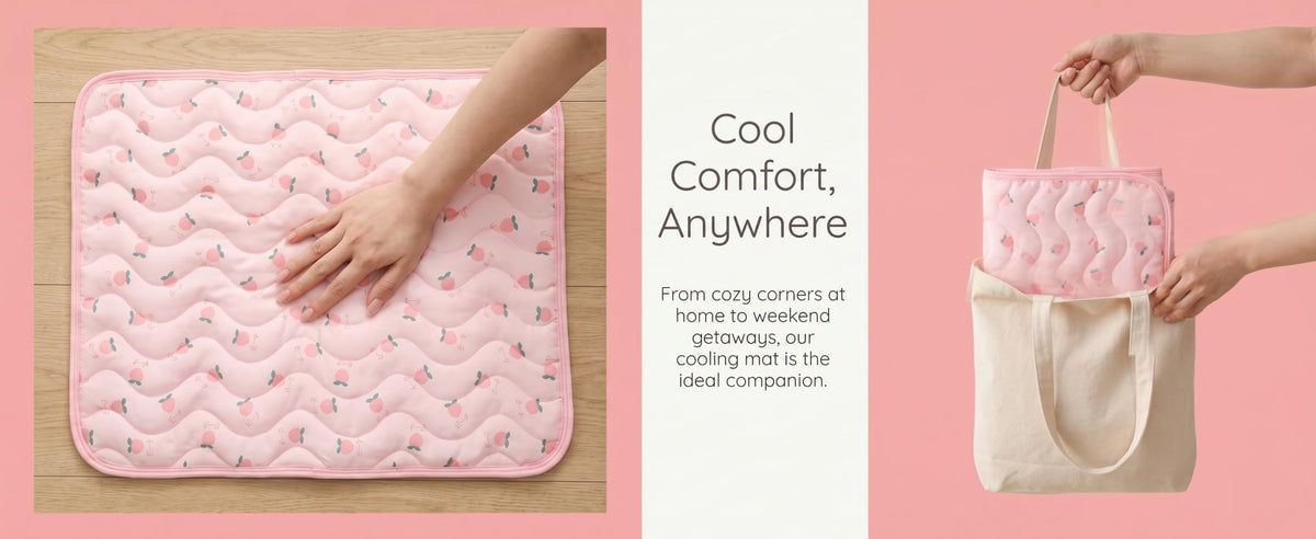 Self-cooling Pet Mat For Dogs Cats Foldable Summer Cooling Pad