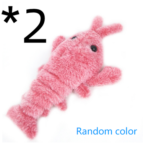Pet Toys Electric Jumping Shrimp USB Charging Simulation Lobster