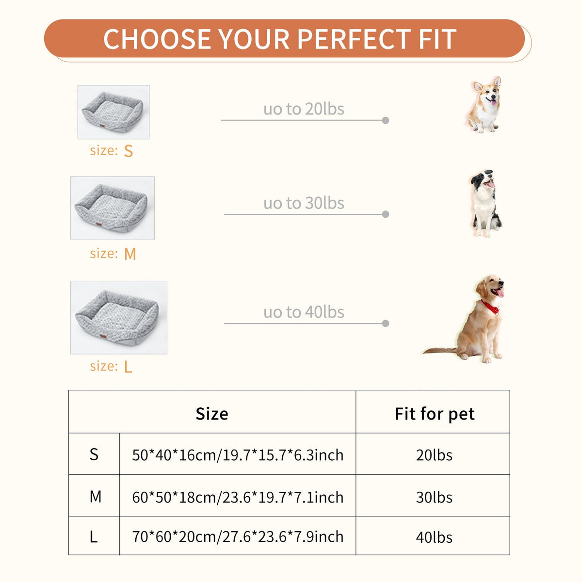 Swirl Rose Velvet Dog Beds For Small Medium Dogs Removable Cushion
