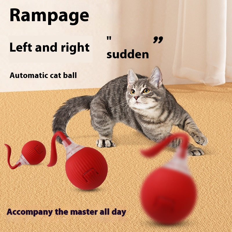 Interactive Cat Toy Ball Super Drive Rolling