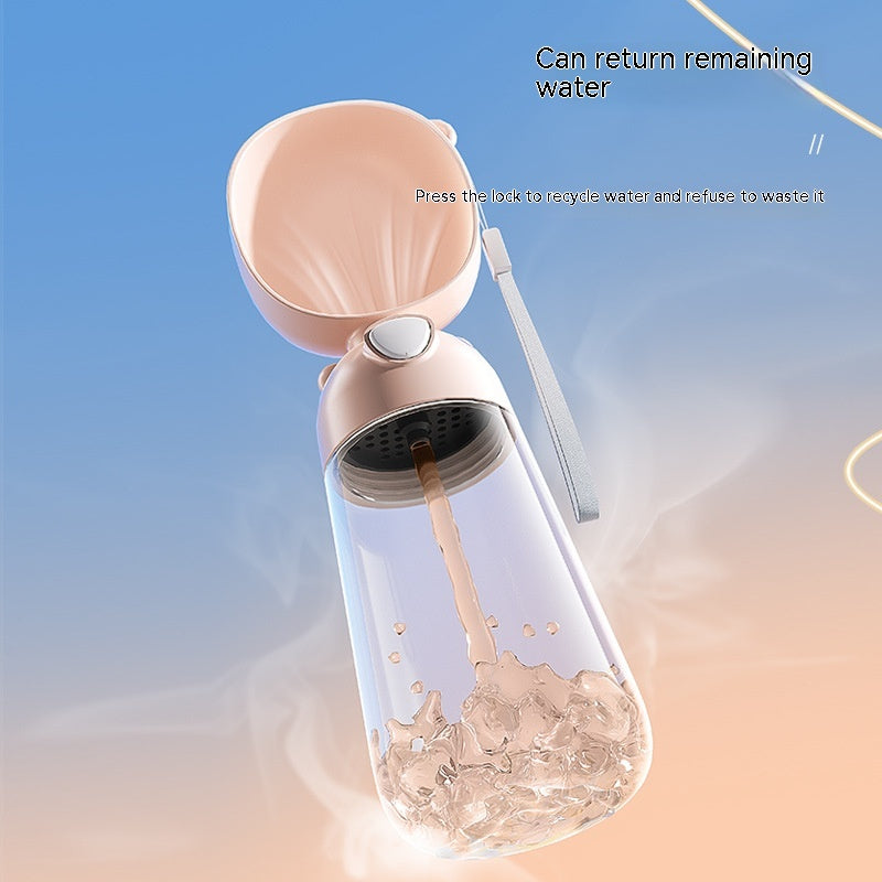 Portable Dog Water Bottle Food And Container For Pet Pets Feeder