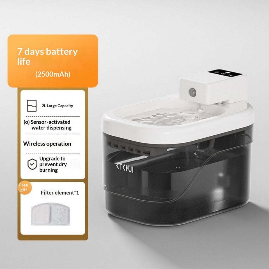 Wireless Sensor-activated Pet Water Fountain