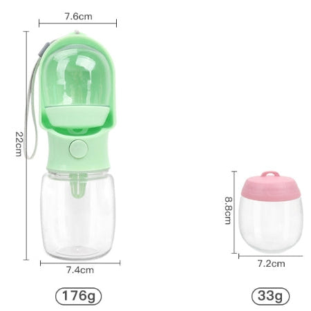 Pet Supplies Dog Drinking Water Bottle Grain Storage Tank Portable