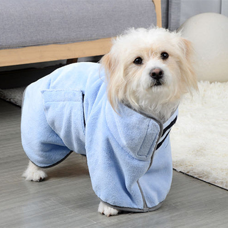 Quick-drying Pet Absorbent Towel Dog Bathrobe Pet Bath For Dogs