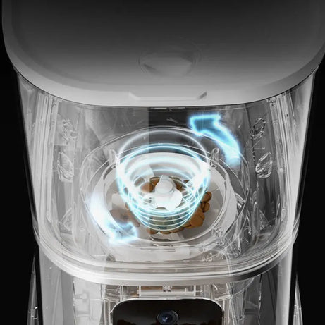 Pawlido™ Smart WiFi Automatic Feeder Voice Recording | App Control | Large Capacity | Smart Timer Feeding