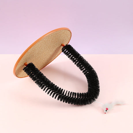 Cat Hair Rub And Anti-itch Device Plastic Arch-shaped Brush