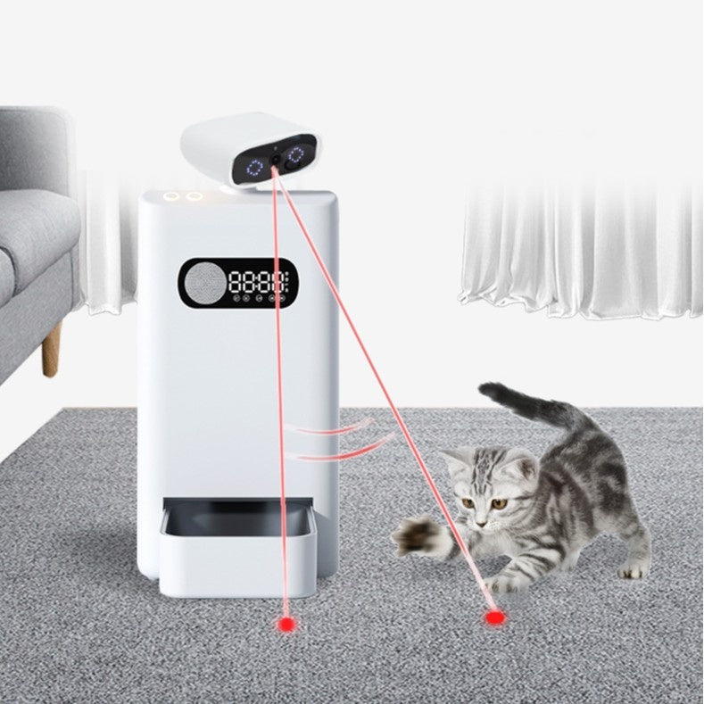 Smart Cat Automatic Feeder Dispenser With Camera Live Monitoring