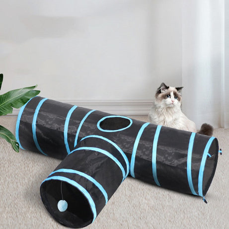 New Cat Tunnel Foldable Pet Climbing Path Toys