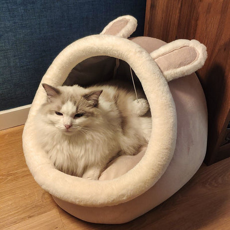 Villa Semi-enclosed Removable And Washable Cat House