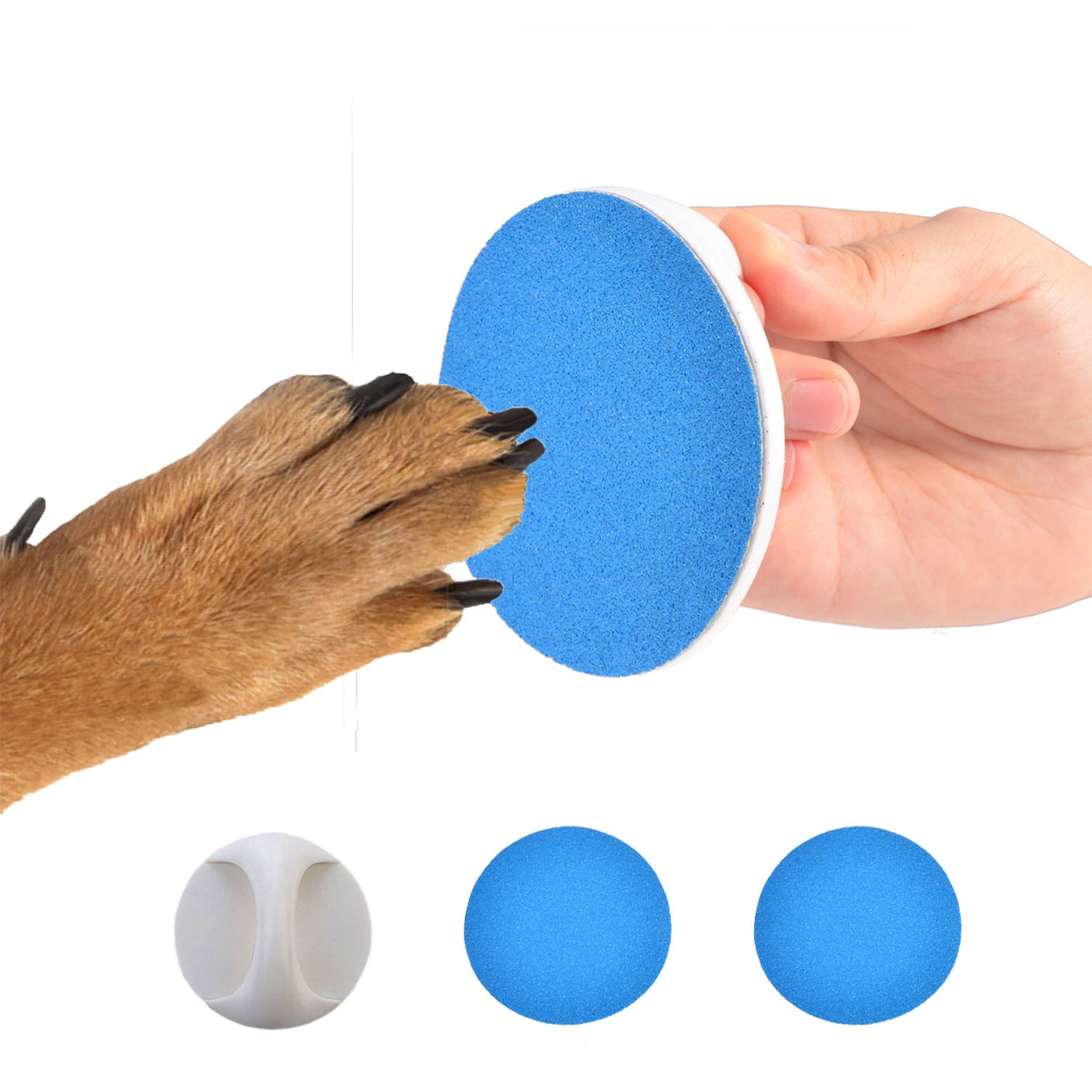 Dog Nail File Upgraded Scratch Board For Dogs Trimmers Round