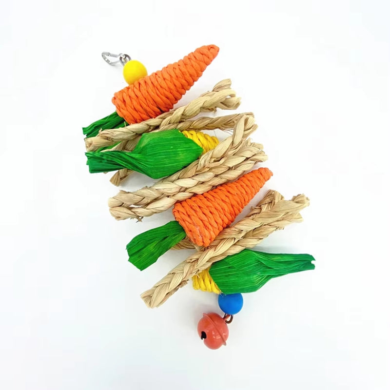 Parrot Toy Hanging Perch Climb Playing Equipment Cage Accessories