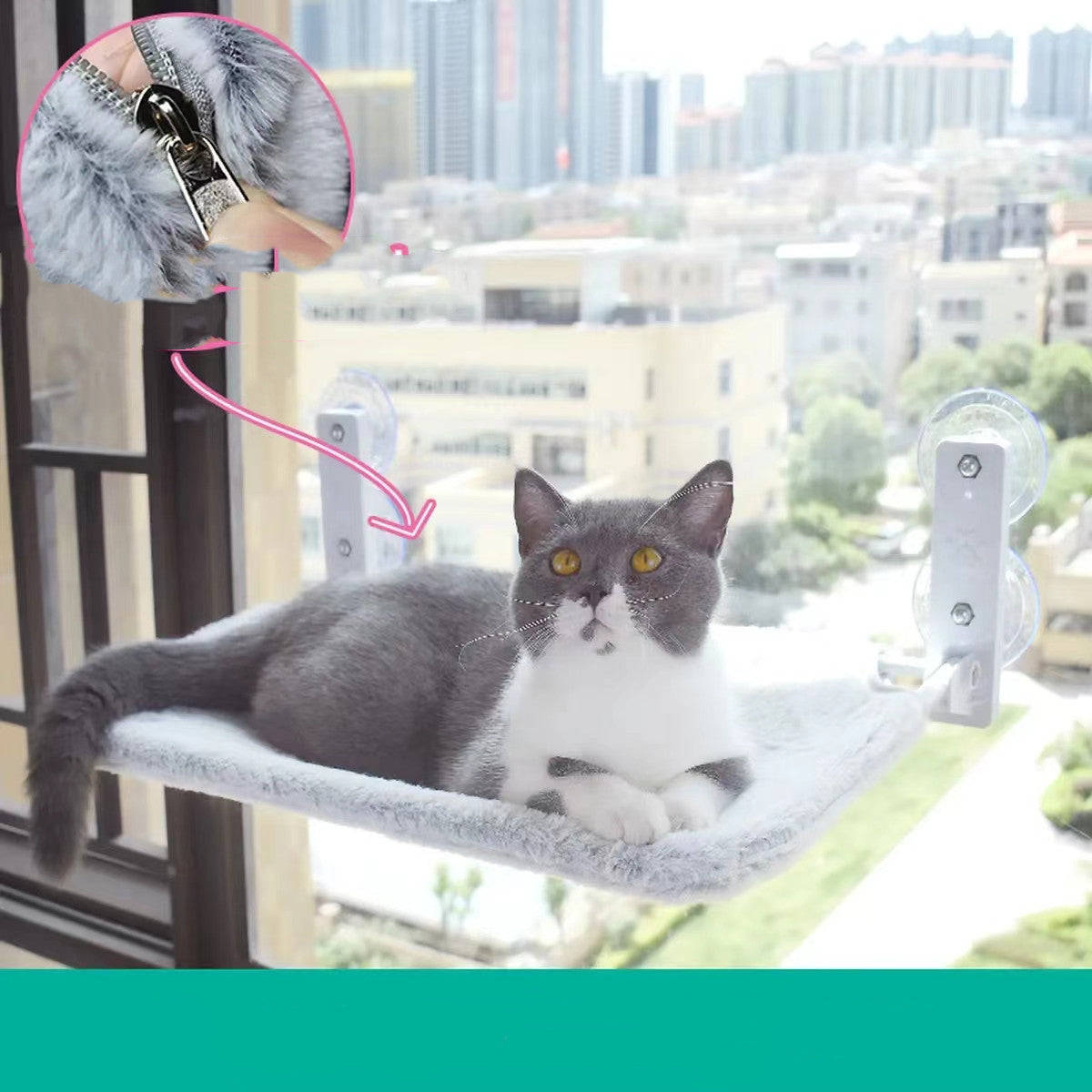 Cat Suction Cup Window Glass Hammock Pet Pets Products