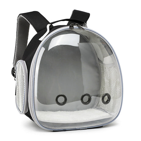Pet Backpack Hamster Carrier Transparent Small Animal Guinea Pig